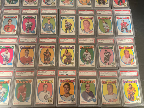 1971-72 O-Pee-Chee Hockey Graded Partial Set- PSA Registry Ranked #54 (31.44%)
