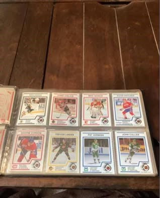 1991  -92 Kraft Kraft Dinner NHL 75th Anniversary Complete Hockey Card Set in Binder