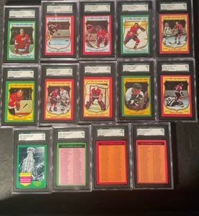 RARE: 1973-74 O-Pee-Chee (OPC) Hockey Complete Set (264/264) – ALL SGC Graded – Average Grade ~70.