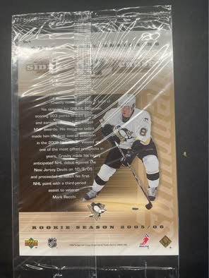 2005-06 Upper Deck Sidney Crosby "Phenomenal Beginning" JUMBO Rookie Card #SC1 – FACTORY SEALED!