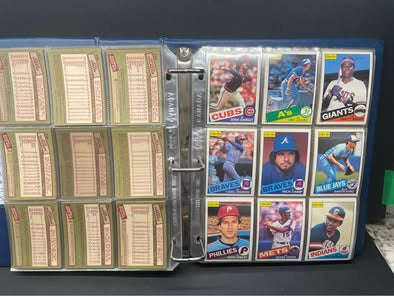 1985 O-Pee-Chee Baseball Cards Partial Set (340/396)