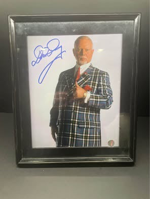 Don Cherry Autographed 8x10 Photo – Framed with Frozen Pond COA