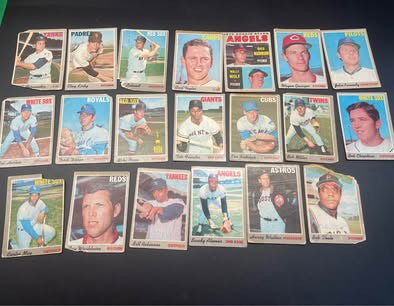 Huge Lot of Low Grade 1970 O-Pee-Chee Baseballs Cards for Sale!