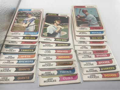 Hard to find 1974 O-Pee-Chee Baseball Cards