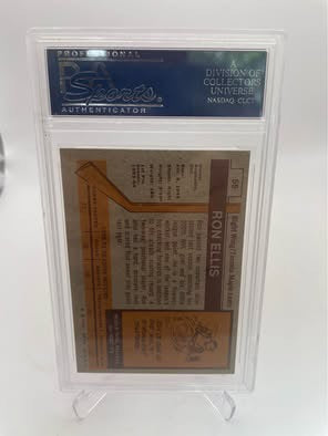 1973 Topps Ron Ellis PSA 8 Graded Card