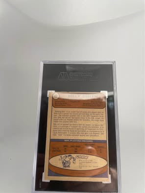 1974-75 Second Year OPC Billy Smith Graded Card!