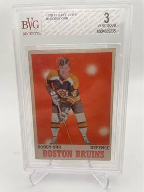 Bobby Orr OPC Card #3 - BVG 3 Very Good