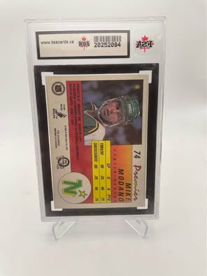 1990-91 O-Pee-Chee Premier Mike Modano ROOKIE #74 - Graded KSA 9.5 Near Gem-Mint