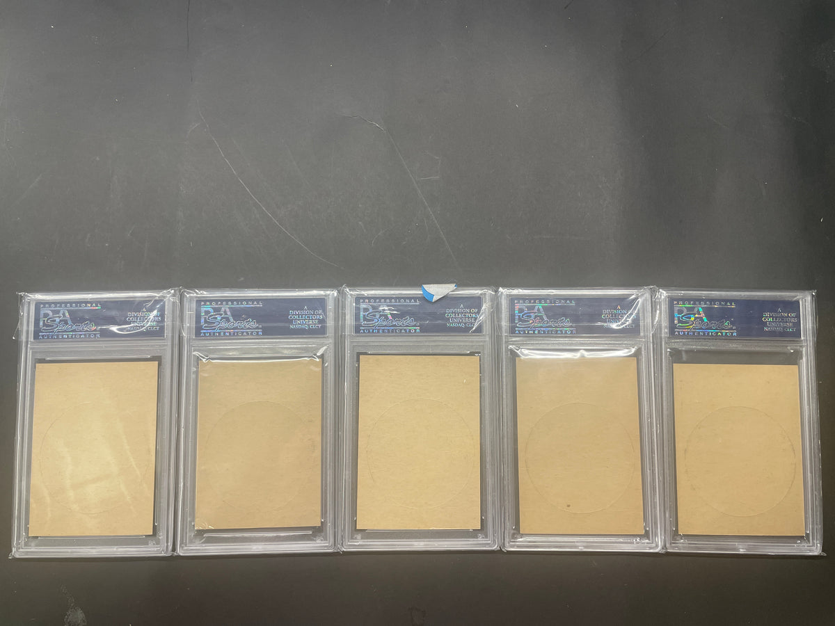 1968-69 O-Pee-Chee Hockey Puck Stickers - PSA Graded Lot (Vintage OPC)