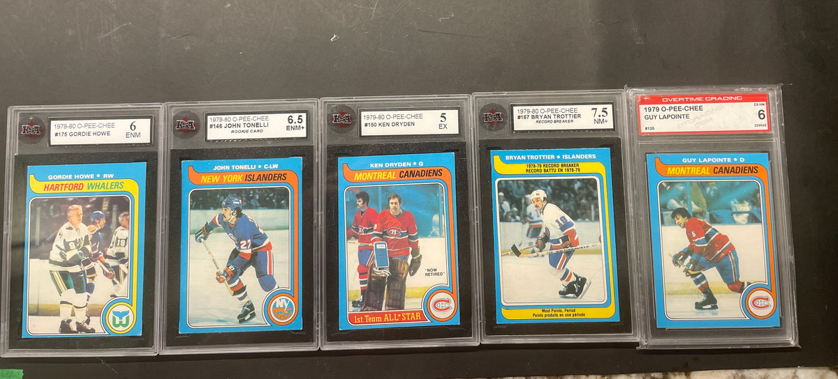 1979-80 O-Pee-Chee Hockey Graded Lot - Gordie Howe, Ken Dryden + More