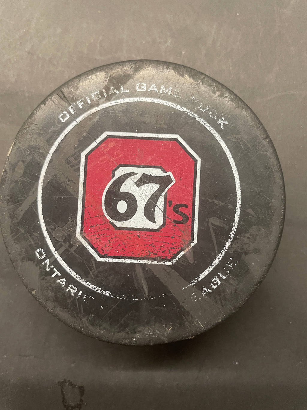 Vintage Ottawa 67’s Official OHL Game Puck