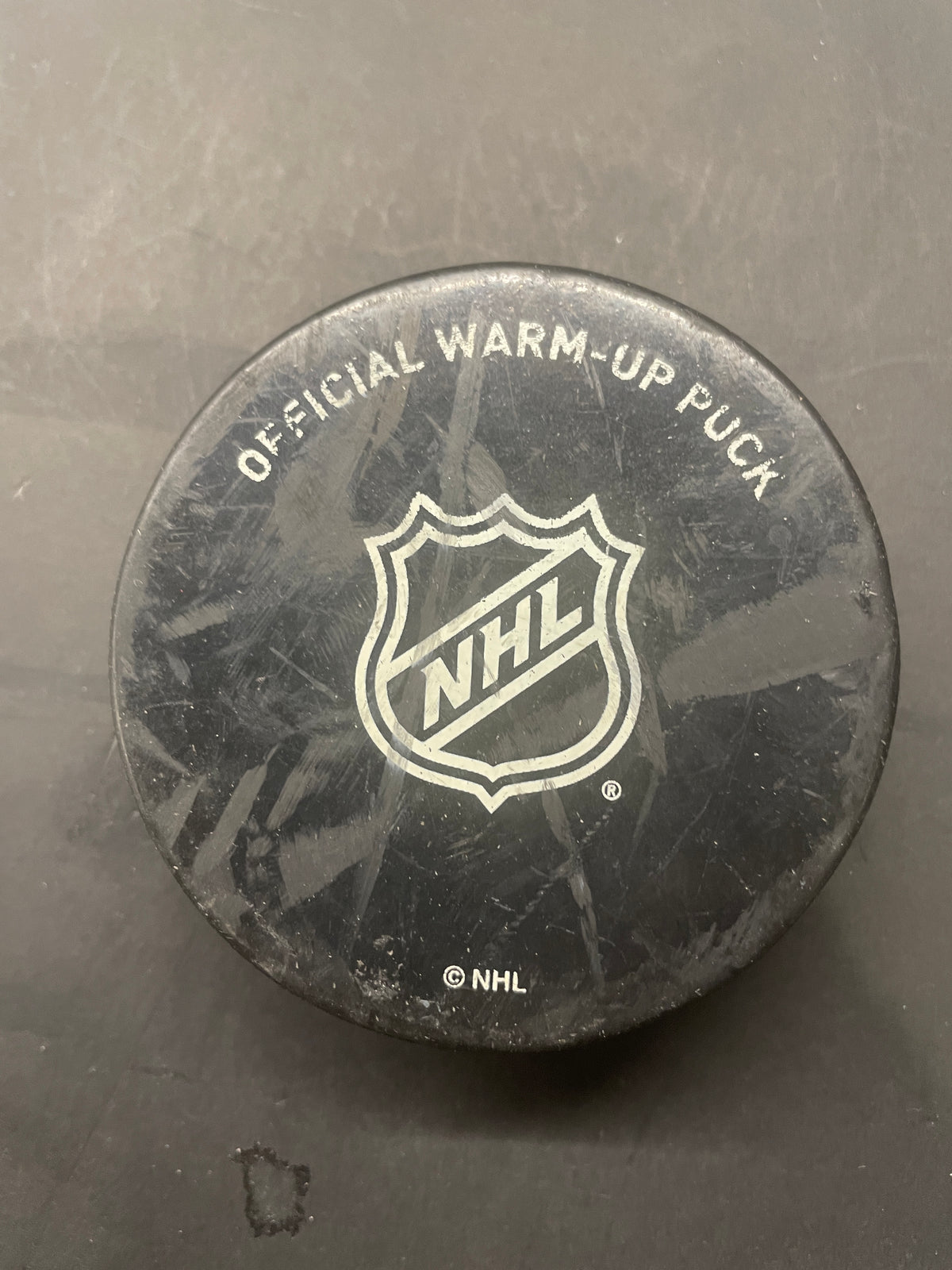 2021 NHL Warm-Up Puck - Ottawa Senators vs Calgary Flames (March 6, 2021)
