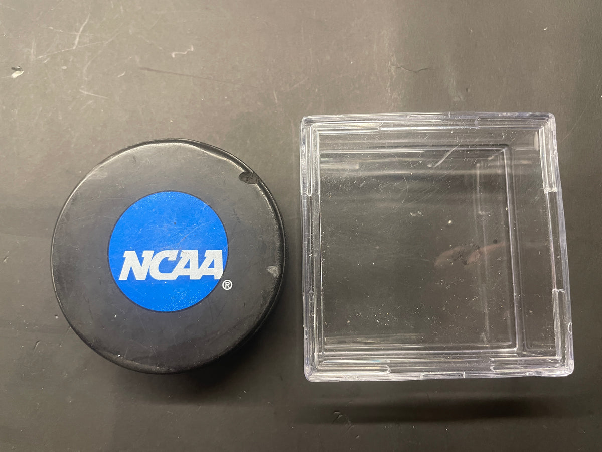 Official 2012 NCAA Ice Hockey Championship Souvenir Puck with Display Case