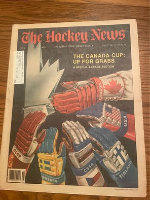 Vintage 1981 The Hockey News Magazine - Canada Cup Preview Issue