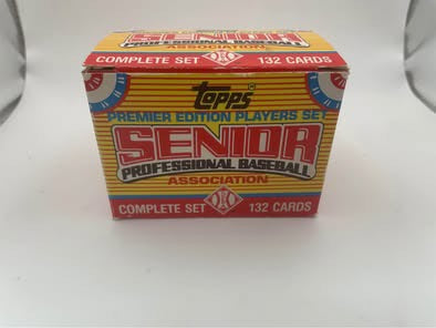 1989-90 Topps Premier Edition Senior Professional Baseball Association Complete Box Set (132 Cards)