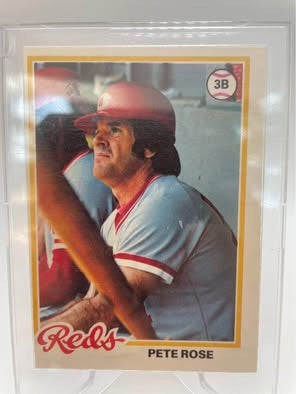 1978 O-Pee-Chee Pete Rose #100 Vintage Baseball Card - Cincinnati Reds