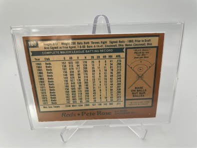1978 O-Pee-Chee Pete Rose #100 Vintage Baseball Card - Cincinnati Reds