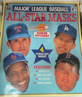 Vintage 1990 MLB All-Star Masks Booklet - Power Pitchers (Unpunched!)
