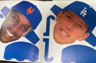 Vintage 1990 MLB All-Star Masks Booklet - Power Pitchers (Unpunched!)