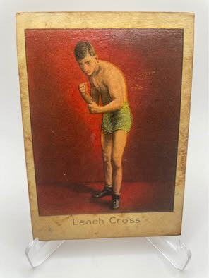 Rare 1910 T218 Mecca Cigarettes Boxing Tobacco Card – Leach Cross