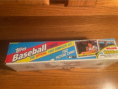 1992 Topps Baseball Complete Box Set – 792 Cards (Open Box)