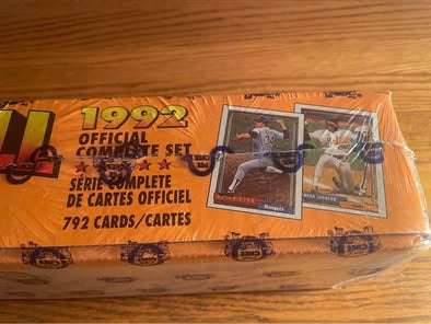1992 O-Pee-Chee Baseball Cards Complete Factory Sealed Official Set (792 Cards)