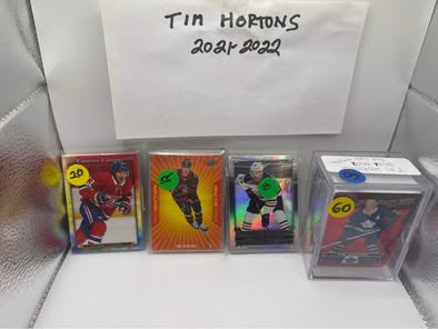 2021-22 Upper Deck Tim Hortons Hockey COMPLETE Insert Sets + Near Complete Base