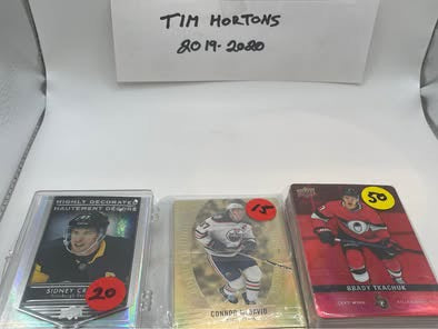 2019-20 Tim Hortons Upper Deck Hockey Card Bundles & Complete Base Set