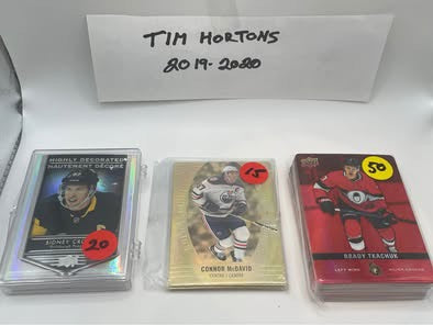 2019-20 Tim Hortons Upper Deck Hockey Card Bundles & Complete Base Set