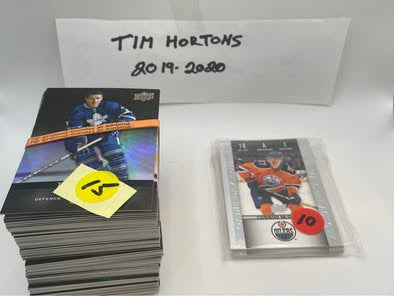 2019-20 Tim Hortons Upper Deck Hockey Card Bundles & Complete Base Set