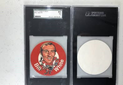 1973-74 Mac's Milk Vintage Hockey Cloth Stickers - SGC Graded Lot (5)