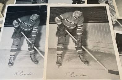 Vintage 1940s/1950s Montreal Canadiens Team-Issued Premium Photos – Rare Lot of 27