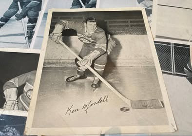 Vintage 1940s/1950s Montreal Canadiens Team-Issued Premium Photos – Rare Lot of 27