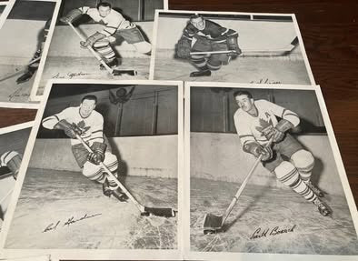 Vintage 1945-1954 Quaker Oats NHL Hockey Premium Photo Lot (34 Total)