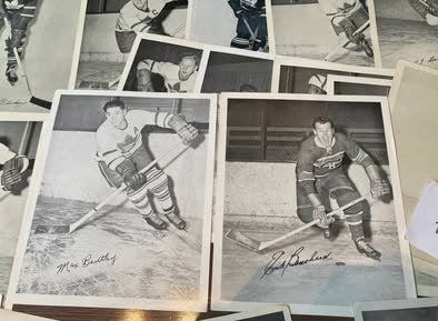 Vintage 1945-1954 Quaker Oats NHL Hockey Premium Photo Lot (34 Total)