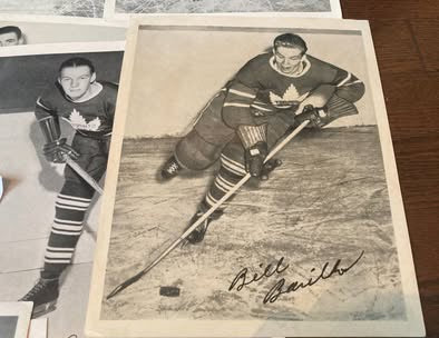 Vintage 1945-1954 Quaker Oats NHL Hockey Premium Photo Lot (34 Total)