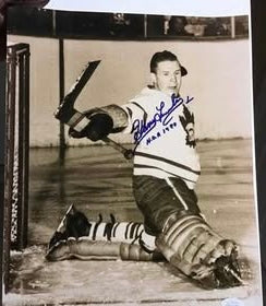 Harry Lumley Signed 11x14 Photo (Toronto Maple Leafs) - JSA COA &amp; HOF Inscribed