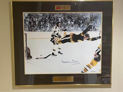 Bobby Orr Signed Limited Edition 16" x 20" "The Goal" Framed Photo (#14/500) – Rare 1993 Pepsi-Cola Canada Presentation