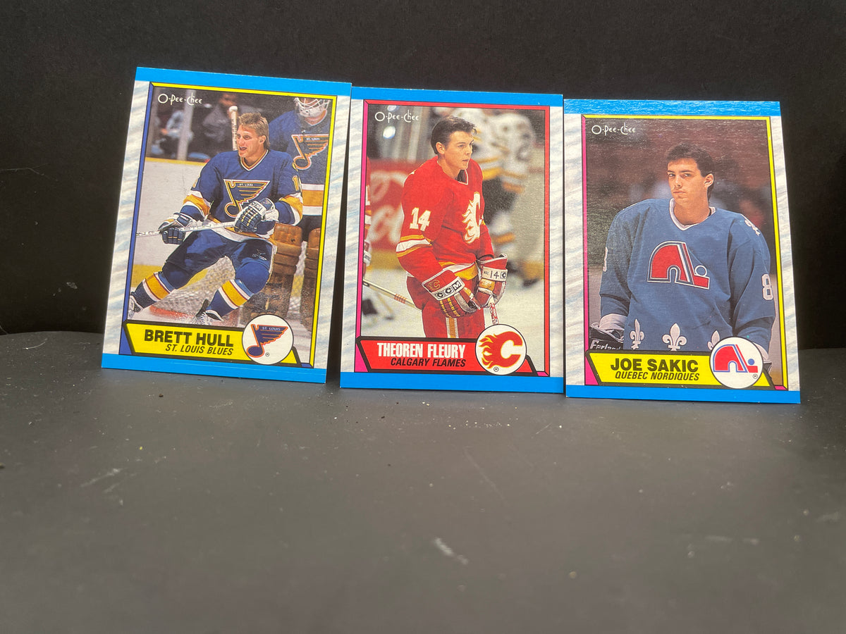 NM 1989-90 O-Pee-Chee Hockey Complete Set Rookies & Stars – Sakic, Fleury, and Gretzky, Lemieux
