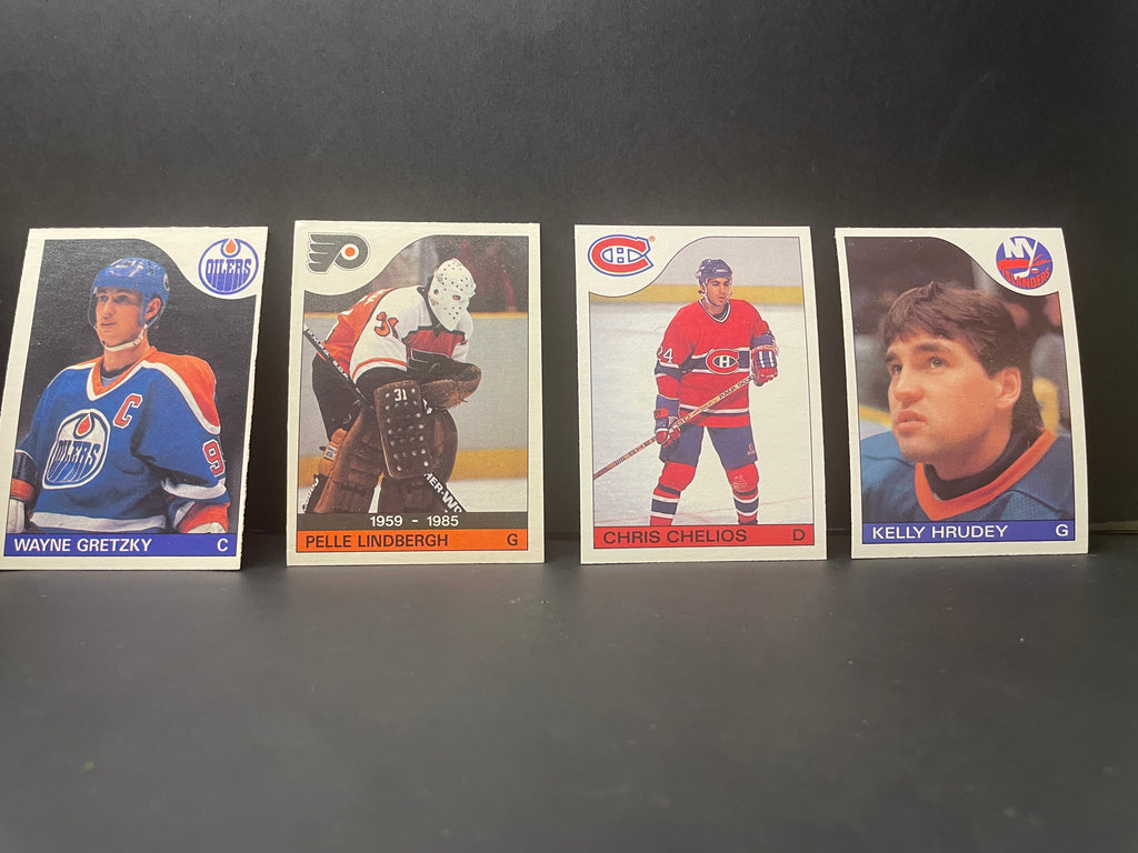 NM 1985-1986 O-Pee-Chee NHL Hockey Card Set – 263/264 Cards – Multiple Gretzky & MacInnis Rookie Card