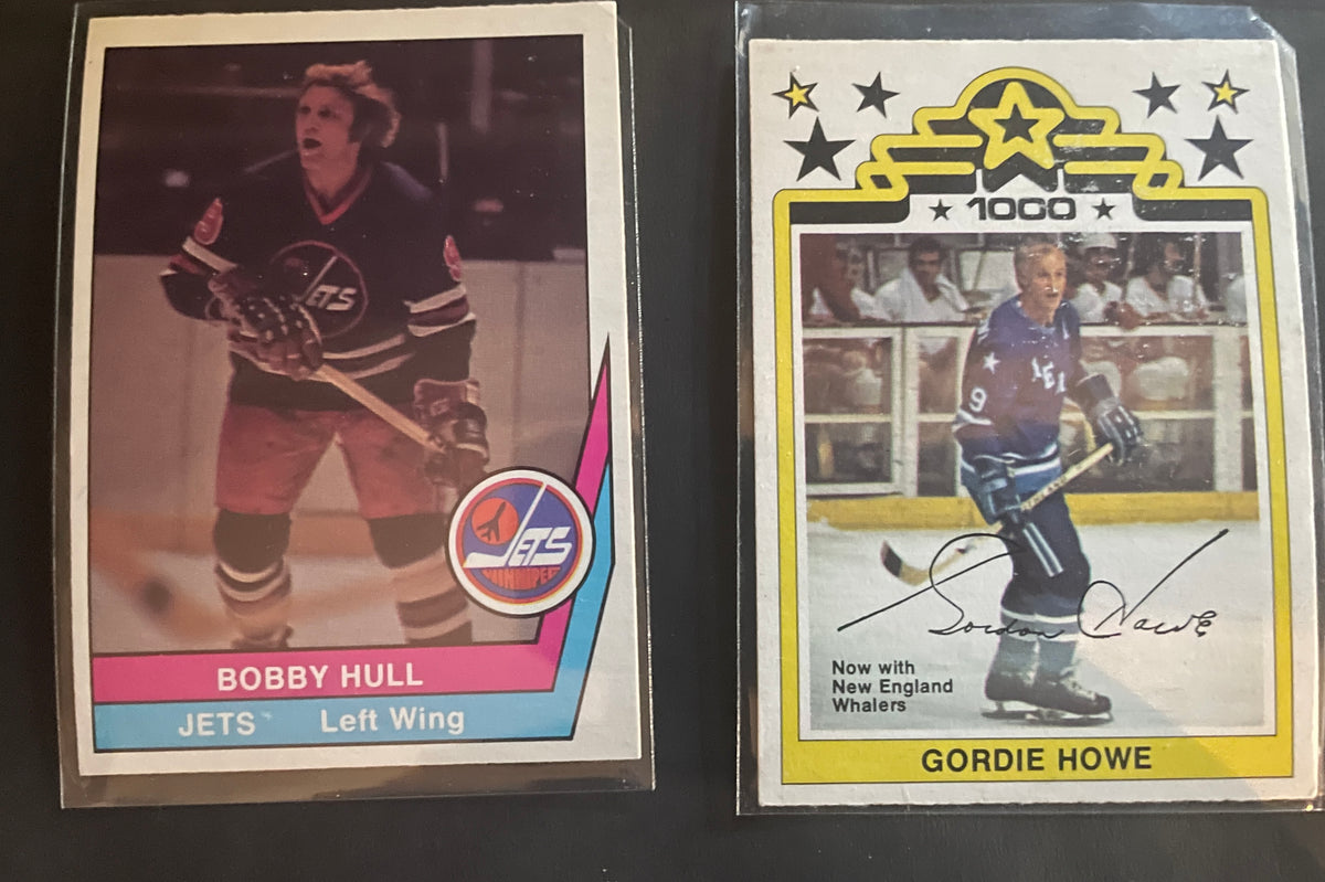 1977-78 OPC WHA Complete 66-Card Set - Howe, Hull & CLEAN Checklist
